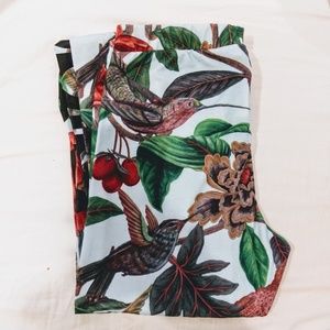 Adidas Bird Floral Pattern Leggings
